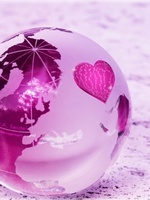 Heart globe